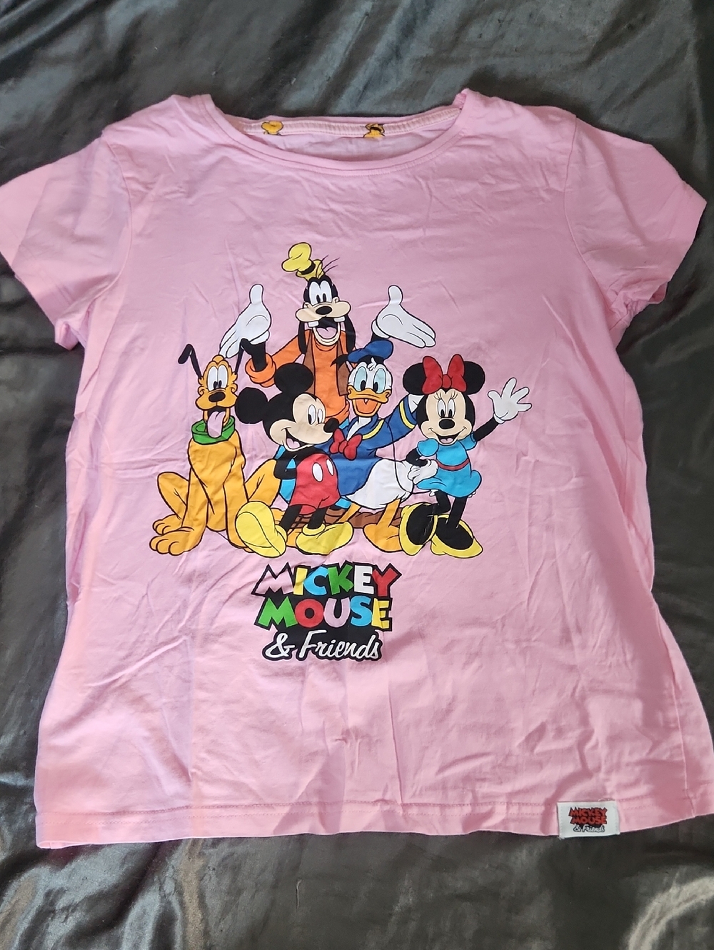 Disney Pink Mickey Mouse & Friends Short Sleeve Tee